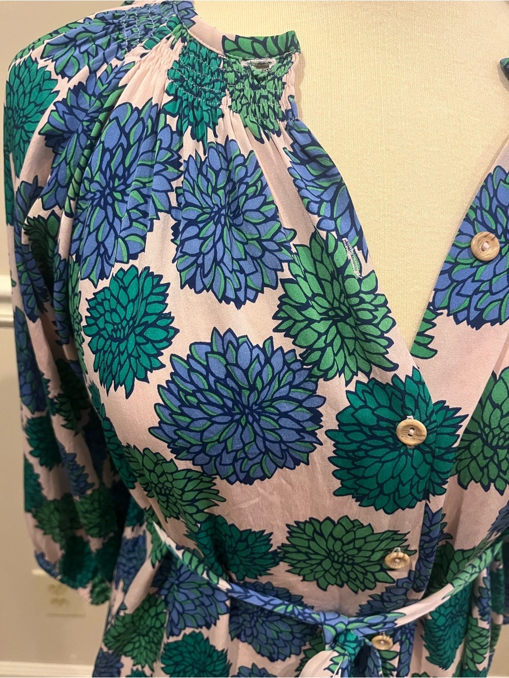Tucker Button Down Tie Dress - Picture 3 of 5